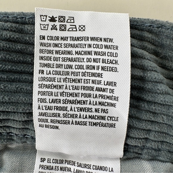 American Eagle high-rise a-line  mini skirt, in 💯 cotton corduroy - Picture 11 of 11